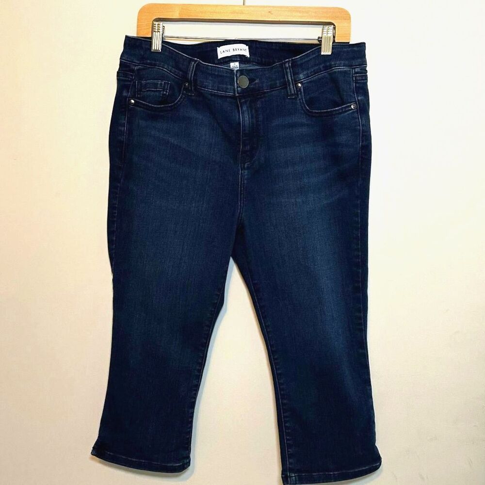 Lane Bryant Women's Flexmagic Waistband Straight Fit High-Rise Pedal Jean 14